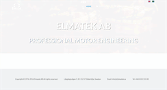 Desktop Screenshot of elmatek.se